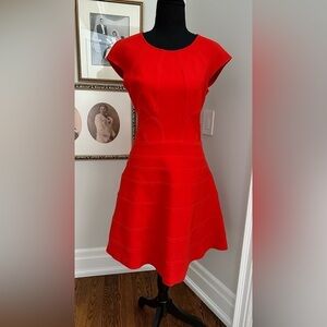 DVF Diane Von Furstenberg Red Dress Size 4